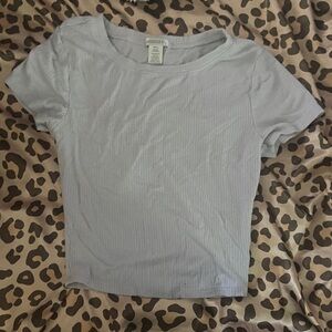 bozzolo white short-sleeve crop tee (s: S) l